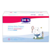 露安适（Lelch）体育之星纸尿裤XL84片(12-17kg)日用薄护适动 婴儿加大号尿不湿