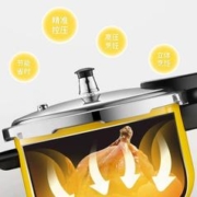 SUPOR 苏泊尔 炫彩系列悦目高压锅家用燃气灶电磁炉通用防爆不锈钢压力锅