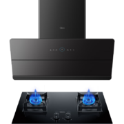 双11预售、PLUS会员：Midea 美的 JA5+Q523L 侧吸式烟灶套装 天然气