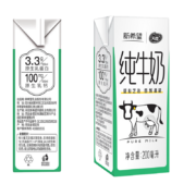 plus会员、概率劵：天香新希望纯牛奶200ml*24盒整箱*2件
