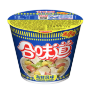 合味道方便面混合杯面方便面饼速食汤粥泡面桶拌面零食 合味道标准杯海鲜风味76g
