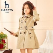 HAZZYS 哈吉斯 儿童休闲薄风衣