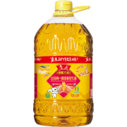 PLUS会员：鲁花 食用油 5S物理压榨一级花生油6.09L
