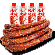 plus会员、概率券：比比赞（BIBIZAN）风干烤脖香辣味168g