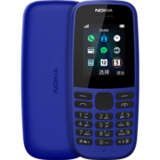 诺基亚（NOKIA）105 新 蓝色 直板按键 移动2G手机 老人老年手机 学生备用功能机 超长待机139元 (月销3000+)