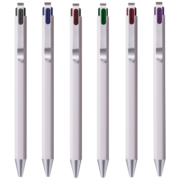 樱花 六色の黑按动中性笔 0.4mm 摩卡黑 10支整盒 Ballsign iD 商务办公会议笔