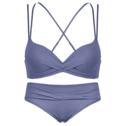 Glambody无钢圈内衣女小胸聚拢调整型收副乳平胸专用文胸罩性惑内裤一套装688625 灰蓝色-套装 70A