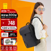 LEVEL8 地平线8号 时尚休闲双肩包14英寸电脑包男女通勤背包MOMENT系列旅行书包