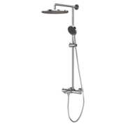 hansgrohe 汉斯格雅 双飞雨功能恒温花洒27215s(26173007)三出水龙头280顶喷+手持升级境雨手持