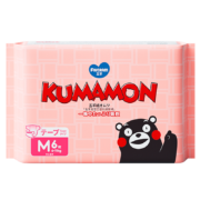 PLUS会员：FIVERAMS 五羊 太空芯熊本熊纸尿裤 M6片(6-11kg)