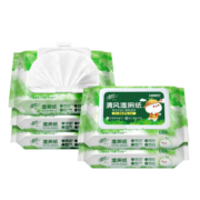 清风湿厕纸36片5包家庭实惠装杀菌湿厕巾擦屁股湿纸巾私处厕纸湿巾