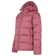 土拨鼠（Marmot）秋冬户外女士700蓬灰鹅绒羽绒服保暖防风面包服外套 干玫瑰红 7306 S 欧码偏大