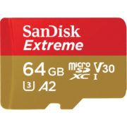 闪迪（SanDisk）64GB TF（MicroSD）存储卡 U3 C10 A2 V30 4K 至尊极速移动版内存卡 读速170MB/s 写速80MB/s
