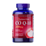 普丽普莱Puritan's Pride 辅酶Q10软胶囊200mg*240粒 成人中老年辅酶素q10 美国进口