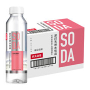 农夫山泉 苏打水天然水饮品白桃味410ml*15瓶整箱装0糖0卡0防腐剂