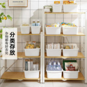 IRIS 爱丽思 桌面收纳盒塑料浴室厨房置物篮整理杂物收纳筐化妆品储物盒