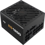 爱国者（aigo）ES1250W金牌全模组电源（ATX3.0/原生PCIE5.0支持4090/低噪台式机电脑游戏主机箱电源）