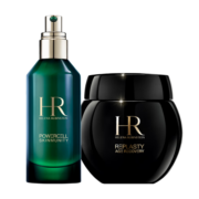 赫莲娜HR黑绷带面霜50ml+绿宝瓶精华液50ml礼盒护肤品套装生日礼物