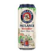 保拉纳（PAULANER）德国原装进口啤酒 柏龙精酿啤酒 小麦白啤酒精酿啤酒桶瓶罐装整箱 白啤500ml*24罐