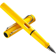 凌美(LAMY)钢笔 safari狩猎系列 黄色 单只装 德国进口 F0.7mm送礼礼物
