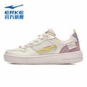 ERKE 鸿星尔克 女鞋板鞋厚底小白鞋秋冬新款空军一号鞋子休闲鞋