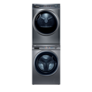 海尔（Haier）纤美极净洗烘套装 10Kg精华洗滚筒洗衣机+双擎热泵烘干机家用 1.1洗净比 静筒柔烘 SL6+81组合