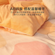 百丽丝被套单件 牛奶绒暖绒秋冬保暖加厚加绒被套 漫趣乐源【细密牛奶绒/抗静电】 150cm×210cm