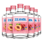 江小白蜜桃味高粱酒 23度 168ml*6瓶 整箱装 水果味高粱酒