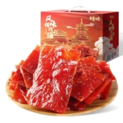 plus会员：百草味 风味猪肉脯 500g*2箱 礼盒装