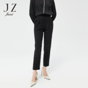 Juzui 玖姿 JZ玖姿女装新款黑色修身休闲裤
