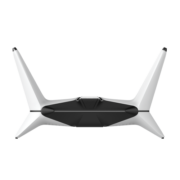 MIFON X1电竞路由器 WiFi6 三频6600M 四核处理器 2.5G网口 一键游戏加速 智能显示屏 星辰白