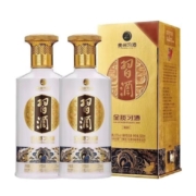 京东百亿补贴：习酒 贵州习酒 53度酱香型白酒 金质习酒第四代500ML*2瓶 礼盒装