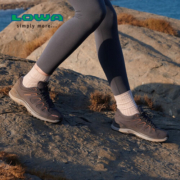 LOWA 德国 越野跑鞋户外跑步防水运动鞋 INNOX EVO GTX 女款 L320616 灰色/浅橙色 38