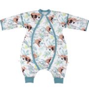 i-baby恒温婴儿睡袋秋宝宝分腿防惊跳睡袋儿童睡衣舒心迷你小熊猫100