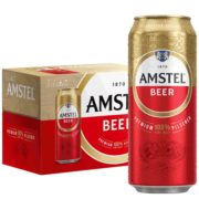 喜力旗下 红爵（Amstel）啤酒 500ml*12听 整箱装 欧洲品牌