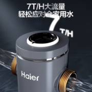 Haier 海尔 超7T前置过滤器双涡轮反冲洗 大通量 HP45-智能自动冲洗