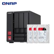 QNAP 威联通 TS-564 五盘位NAS (N5105、8GB）+酷狼4T*3