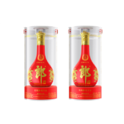 LANGJIU 郎酒 红花郎15 陈酿 53%vol 酱香型白酒 500m*2瓶 双支装