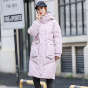 雪中飞 女式长款羽绒服秋冬户外旅游通勤2023实用大口袋连帽羽绒外套