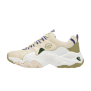 斯凯奇奶盖熊丨Skechers 夏季男老爹鞋复古潮流厚底休闲运动鞋 237223-NTMT 自然色/多彩色 42.5
