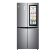 双11预售：LG 乐金 敲一敲系列 F521S71 风冷十字对开门冰箱 530L 银色