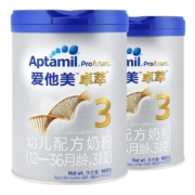 预售、PLUS：爱他美（Aptamil） 卓萃幼儿配方奶粉（12—36月龄 3段） 900g*6罐 整箱装