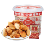华味亨 盐焗巴旦木500g桶装*2件