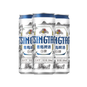 有券的上：TSINGTAO 青岛啤酒 全麦白啤 330ml*24罐 整箱