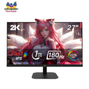 PLUS会员、新品预售：ViewSonic 优派 VX2757-2K-PRO 27英寸Fast-IPS显示器（2560*1440、180Hz、100%sRGB、HDR10）