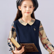 HAZZYS 哈吉斯 女童圆领卫衣