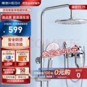 HEGII 恒洁 HMF916-601B 四功能花洒套装