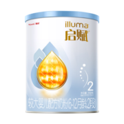 惠氏启赋（Wyeth illuma）较大婴儿配方奶粉蓝钻6-12月2段350g新国标129元 (月销1w+)