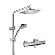 PLUS会员：hansgrohe 汉斯格雅 柯洛梅达系列 26779007 淋浴花洒套装