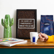 LAVAZZA 拉瓦萨 意大利原装进口商用咖啡意式美式纯黑咖啡豆1000g 意式醇香咖啡豆1kg